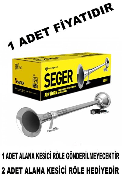 Genel Markalar Seger Marin Havalı Tek Borulu Korna 24 Volt. Tır Aksesuar Modi...