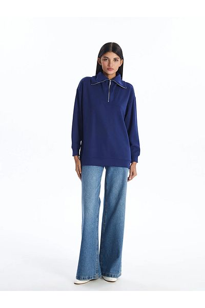 LC Waikiki LCW Modest - Shirt Collar Oversize Women's Tunic