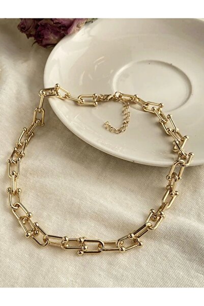 monalisatoka Kadın Gold Tiffany Kolye