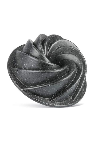 Lotus Granite Cast Wind Rose Cake Mold Gray 26 cm