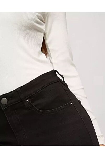 polle Women's Black Super Skinny High Waist Pants