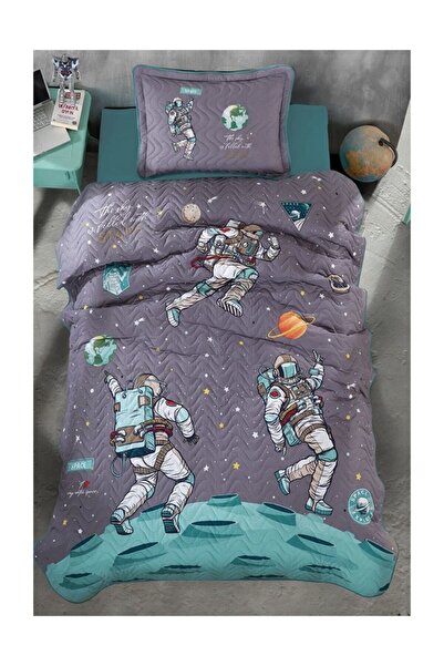 Aran Clasy Genç Ranforce Yatak Örtüsü Space Antrasit