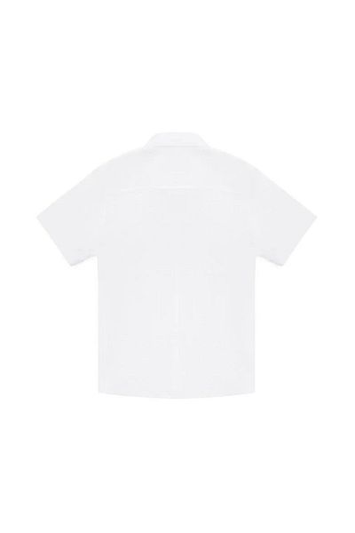 U.S. Polo Assn. Cămașă albă cu mânecă scurtă pentru băiat