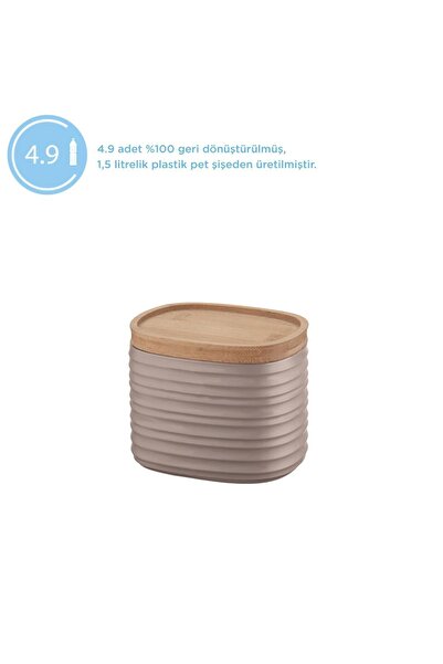 GUZZİNİ Guzzini Tierra Saklama Kabı M Boz Kahverengi