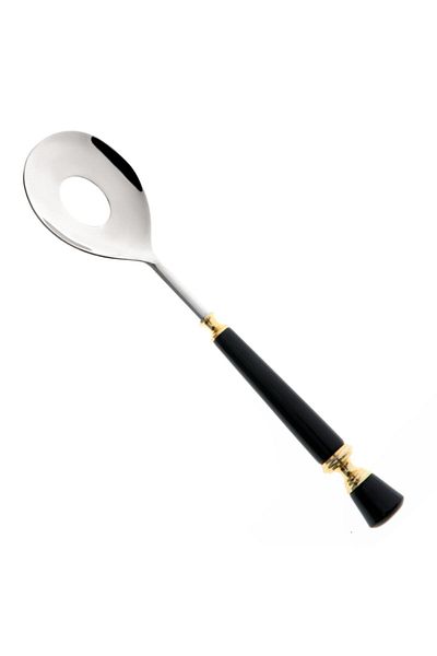 Jumbo Black Salad Serving Set - 2 Pieces