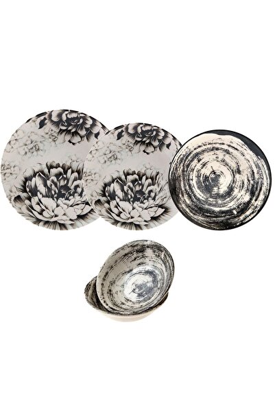 Jumbo Peony 6 Kişilik 24 Parça Yemek Takımı