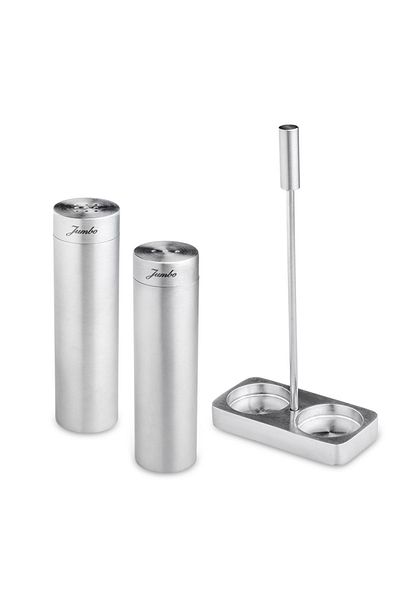 Jumbo Salt Shaker/pepper holder with Timeless Stand