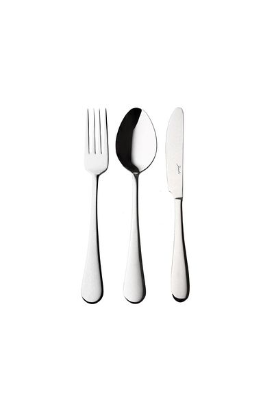 Jumbo Celestite 200 18 Pieces 6 Person Dinner Fork Spoon Knife Set