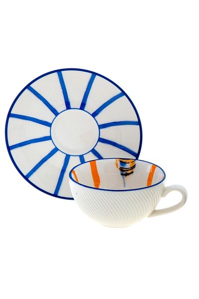 Jumbo Coral Reef 6-Piece Coffee Cup Set