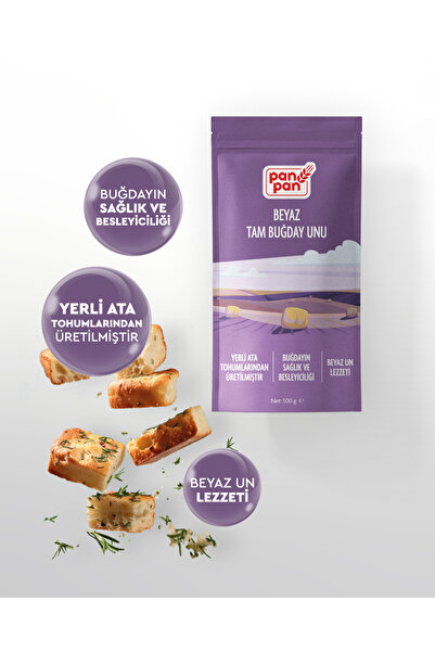panpan Beyaz Tam Buğday Unu