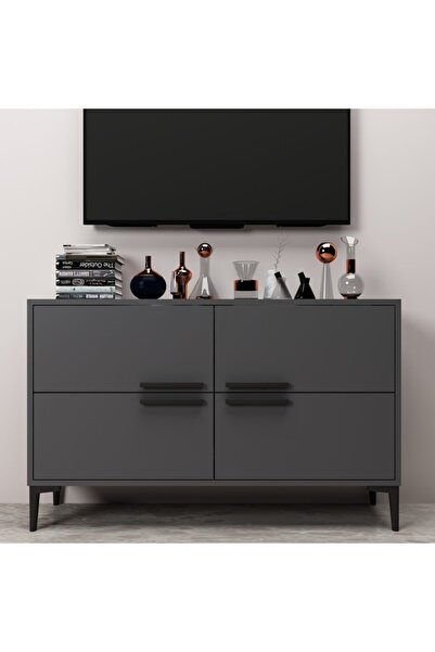 MERT SERT MOBİLYA Ctn Antrasit Konsol,tv Sehpası,tv Ünitesi,kahve Köşesi,bany...