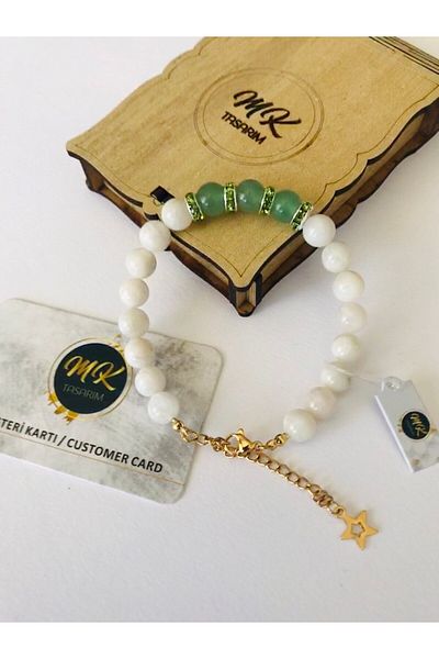 MK tasarım MK Design - Real Aytasi Aventurine Bracelet MK.36.3