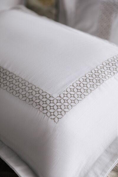 Apricitas HOME Moneda Triko Çift Kişilik Yatak Örtülü Nevresim Seti