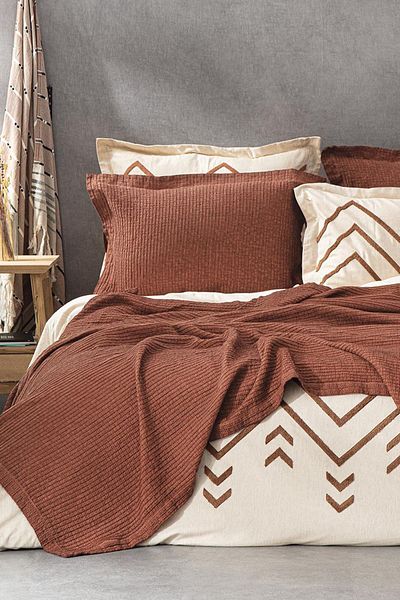 Ecocotton Комплект одеяло/кувертюра Sara Terra Double 100% органичен памук 220*240 см