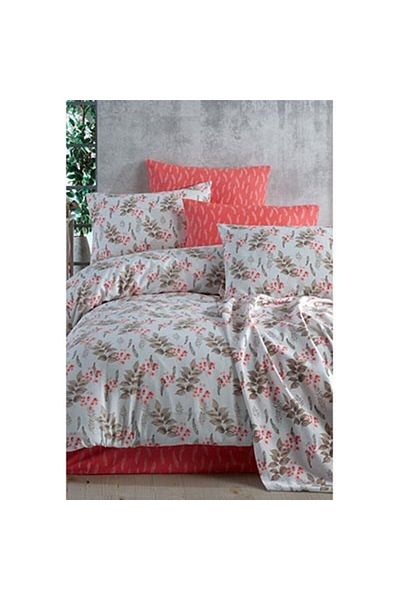 Cotton Life Σετ Παπλωματοθήκη Διπλό Bella Coral (BOXED)