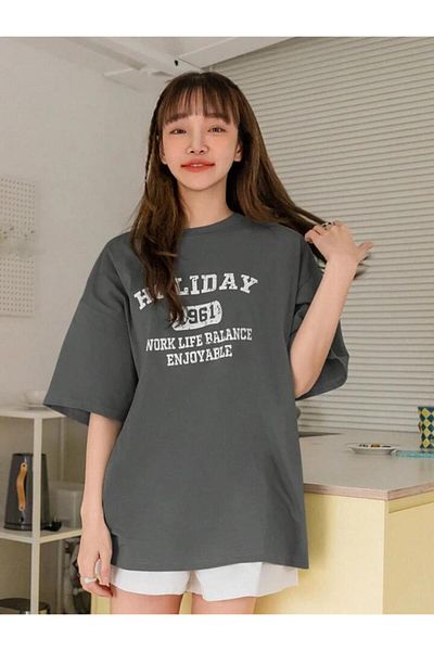 FAVORİST 1961 HOLIDAY Printed Cotton Oversize T-Shirt