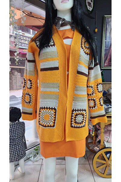 Butik Lena El örgüsü Triko Hırka