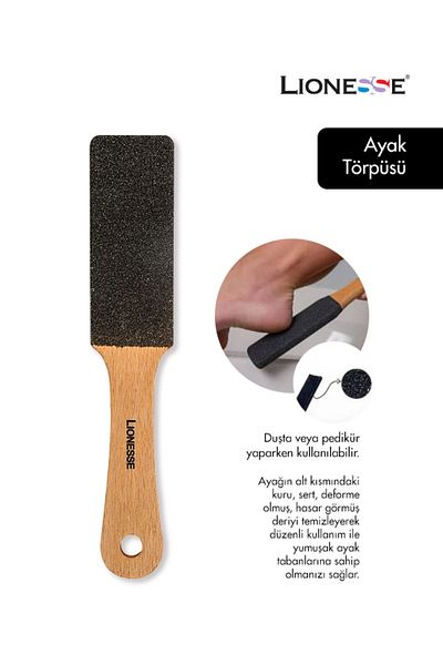 Lionesse Wooden Foot File - Model 457