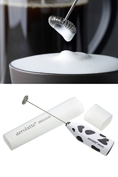 aerolatte Orijinal Buharsız Kahve / Süt Köpürtücü, Saklama Tüplü, Moo