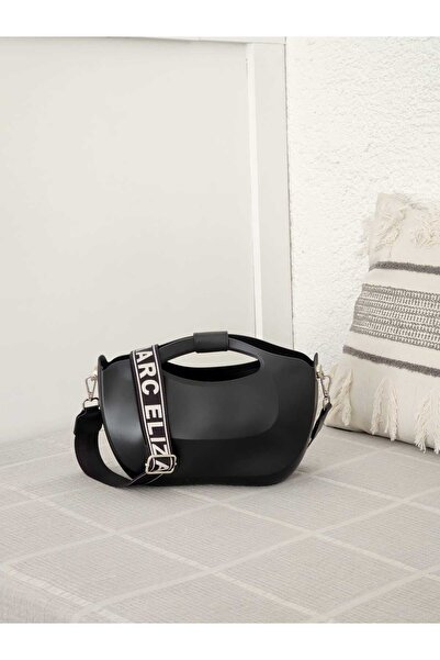 Moom Bag Чорна силіконова жіноча сумка через плече - з ременем і внутрішньою ...