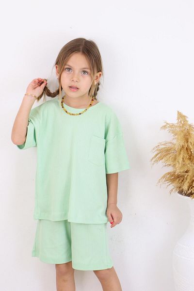 MiaBaby Set de costum dublu cu raport interlock