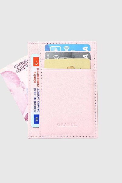 Grande 750 Γνήσιο Δερμάτινο Λεπτό Θήκη Κάρτας Flother Powder