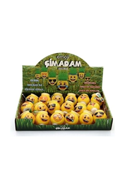 TURKAFONE Çim Adam Orijinal Lisanslı Ürün Emojili Oyuncaklar 10 Adet