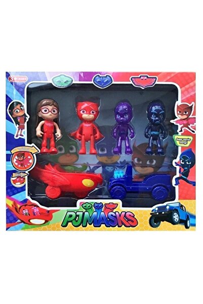 TURKAFONE Pijamaskeliler Pjmasks Arabalı Oyuncak Figür Seti