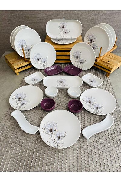 Keramika 24 Piece Breakfast Set for 12 People