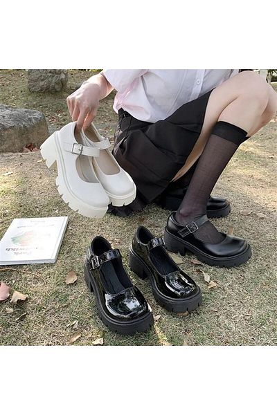 Touz Παπούτσια Lolita Cream Votinity Style Harajuku