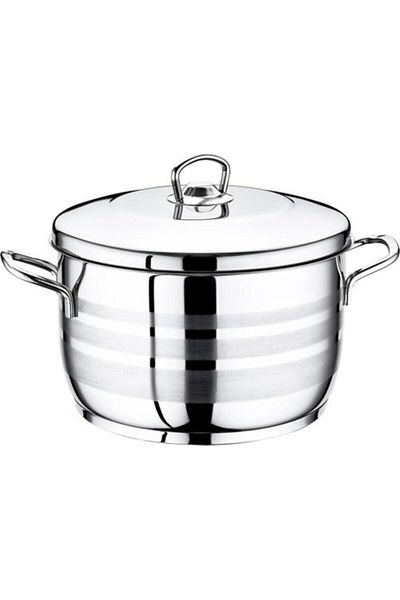 SAFINOX Flavia Deep Pot with Metal Handle 28×17