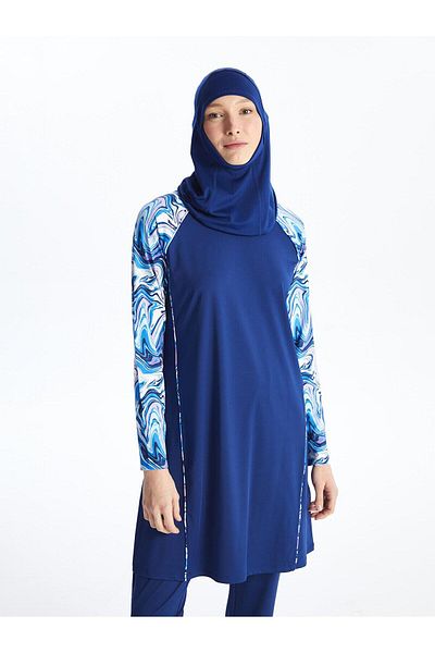 LC Waikiki LCW DREAM - Γυναικείο Σετ μαγιό Hijab με μακρυμάνικο λαιμόκοψη