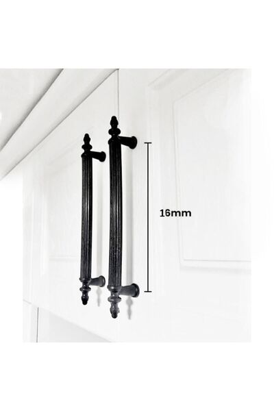 astu desing 160 mm Μαύρο ματ συρτάρι Έπιπλα ντουλάπας Λαβή Πολυμερές σκληρό πλαστικό