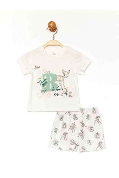 Disney Bambi Lisanslı Kız Bebek Pijama Takımı 19670