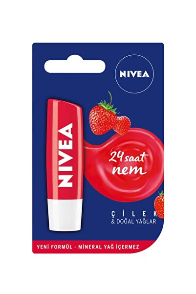 NIVEA Dudak Kremi 4,8 gr Çilekli