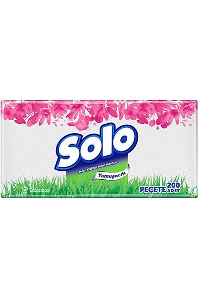 Solo Brand: Super Napkin 200 Pcs Category: Paper Napkin