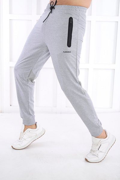 NEED LİFE Men's Slim Fit Zippered Sweatpants - Grimelange Pockets