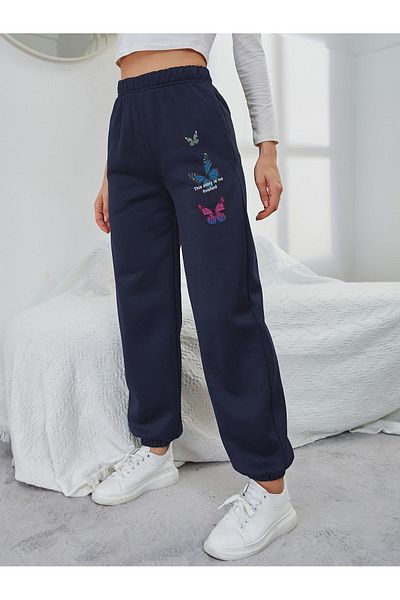 DAXİS Sportwear Company 3-pack Colorful Butterfly Printed Unisex Sweatpants Daxis Sportwear Company