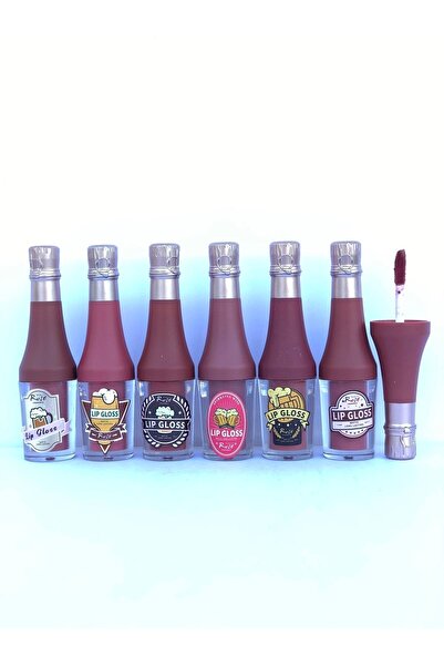 Roesıa Rose Cosmetics Şampanya Model 6'lı Kalıcı Ruj Serisi