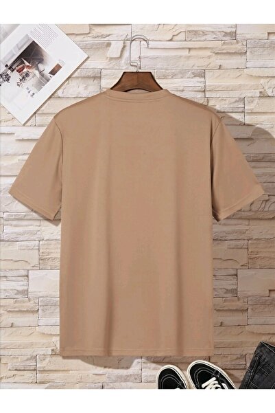 BETİLİNA Bej KASET Baskılı T-shirt