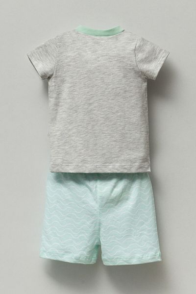 Mother Love Pirate Themed Shorts Summer Pajama Set for Baby Boy