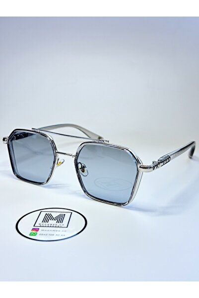 MOONMEE Semila Güneş Gözlüğü - Unisex Güneş Gözlüğü Grey UV400 Korumalı