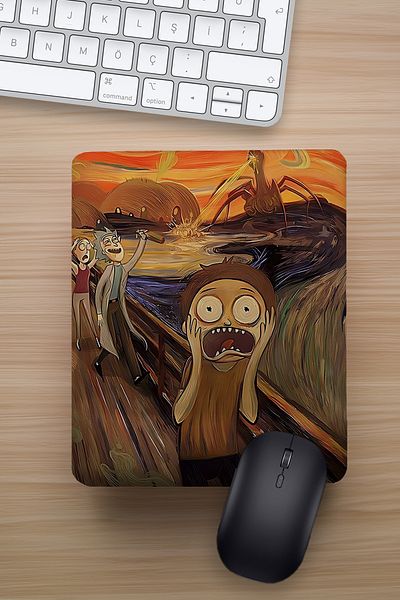 Ludios Δώρο Mousepad Rick Scream με υποστήριξη καρπού και διασκεδαστικό σχέδιο