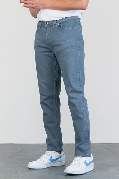 HALAT'S Ανδρικό ELVIS Blue Slim Fit Lycra Jean Jean HALATS-DE-SLIM