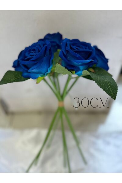 Genel Markalar Yapay Kadife Gül Demeti 7'li 1. Kalite