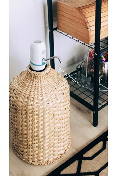 Yıldızan Wicker Bottle Case Bamboo Bottle Case 19 Lt Kitchen Organizer (1St Q...