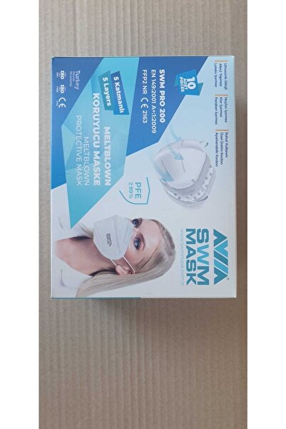 SWMASK 100 Adet - Swm Mask Pro Ffp2 Nr