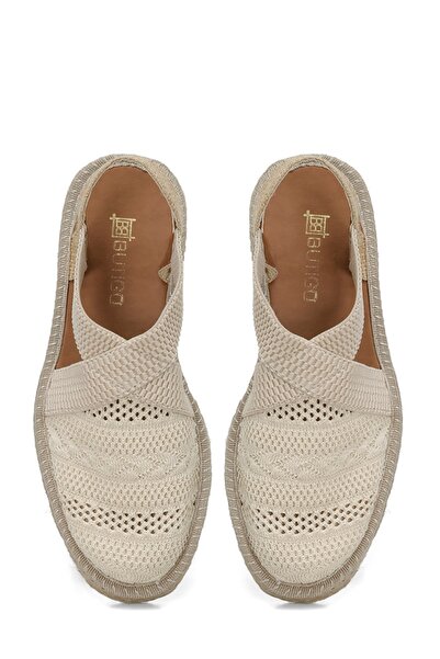 Butigo Béžová dámská espadrilka BLOOM 4FX