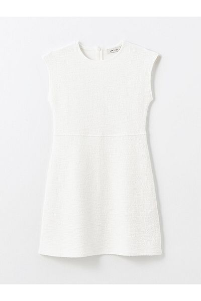 LC Waikiki LCW Women's Dress - Crew Neck, Short Sleeve