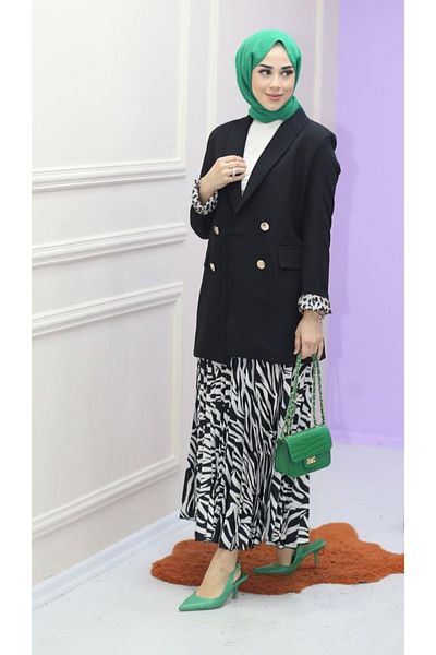 MODA MAÇKA PARK JACHETĂ BLAZER CĂPTUȘITĂ PENTRU FEMEI, AUR, NASTURI, MODEL LEOPARD